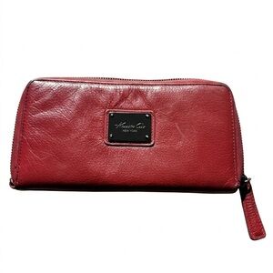 Kenneth Cole Cherry Red Women's Zip Wallet